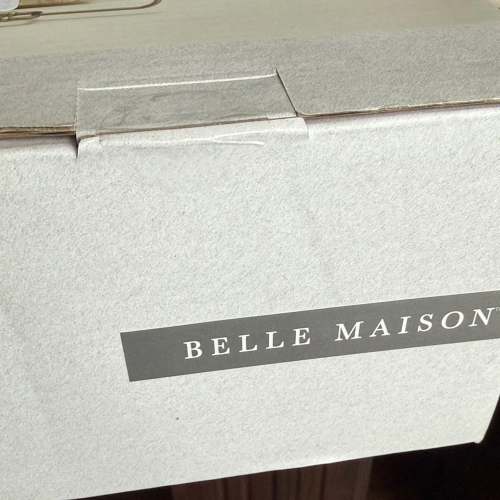 Belle Maison Floating Shelves 4 pc Set in WHITE